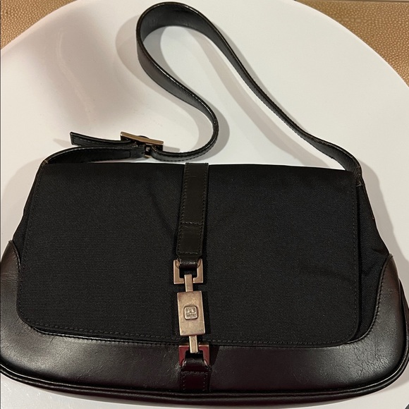 Gucci Jackie Black Shoulder Bag with Piston Lock EUC - Picture 17 of 17
